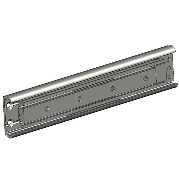 Drawer Slide, stainless steel, extension lenght  =515 mm and load capacity of 174 kg