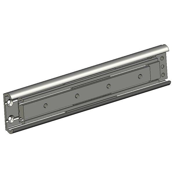 Drawer Slide, stainless steel, extension lenght  =715 mm and load capacity of 172 kg