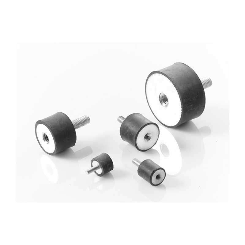 Vibration Dampers, Natural rubber, Ø=8, H=8, M3