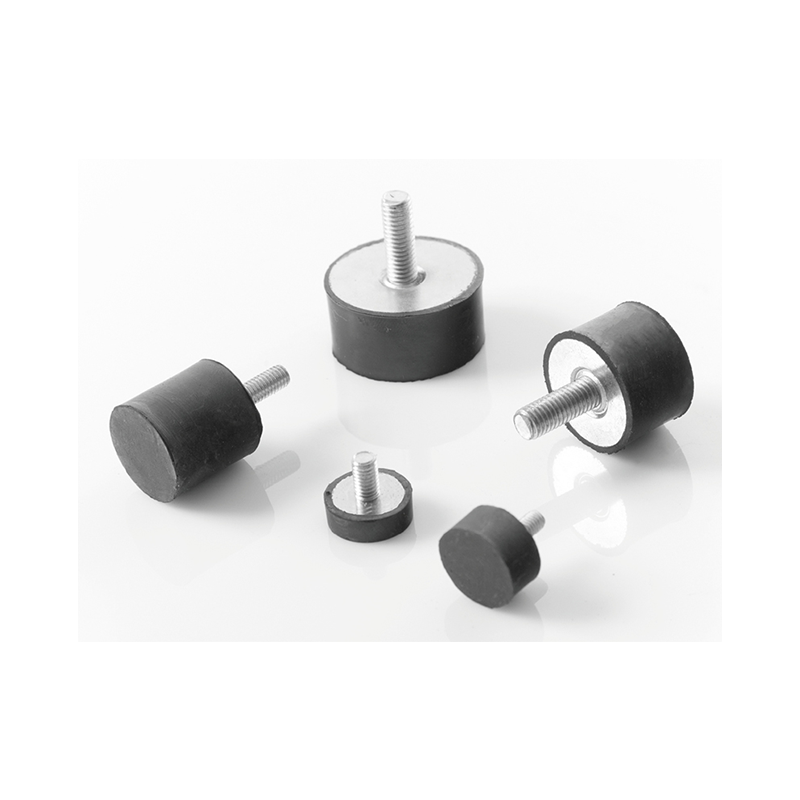 Vibration Dampers, Natural rubber, Ø=25, H=10, M6