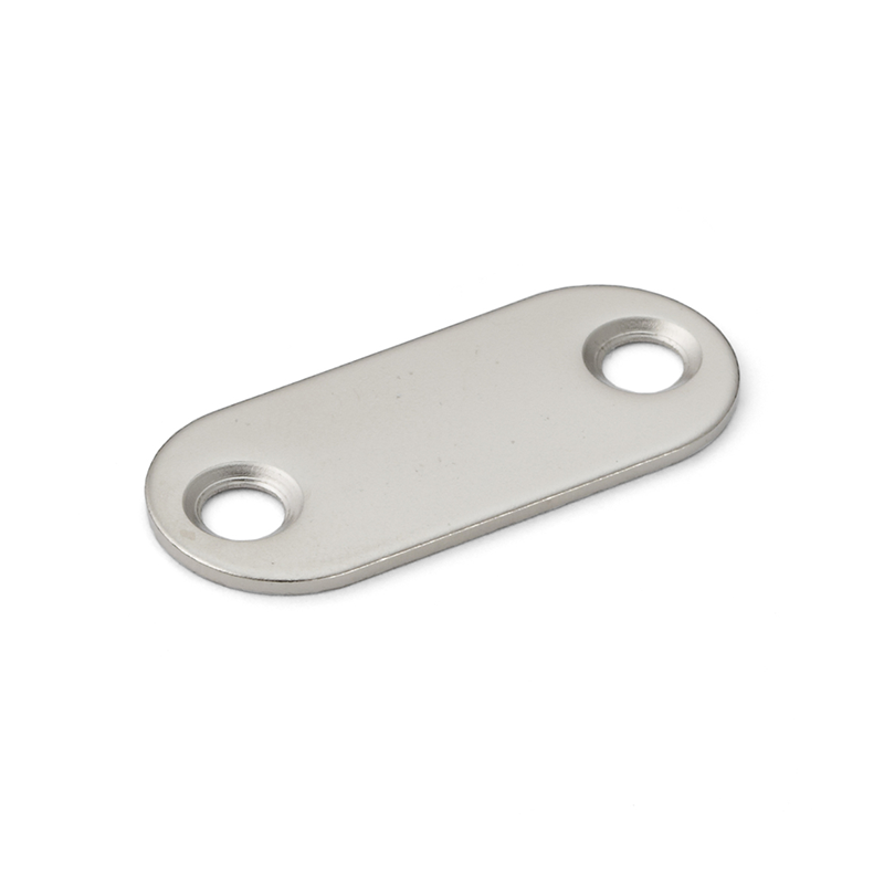 Counter plate for magnetic catch, steel, screw mounting, length=35, width=15, height=1,2