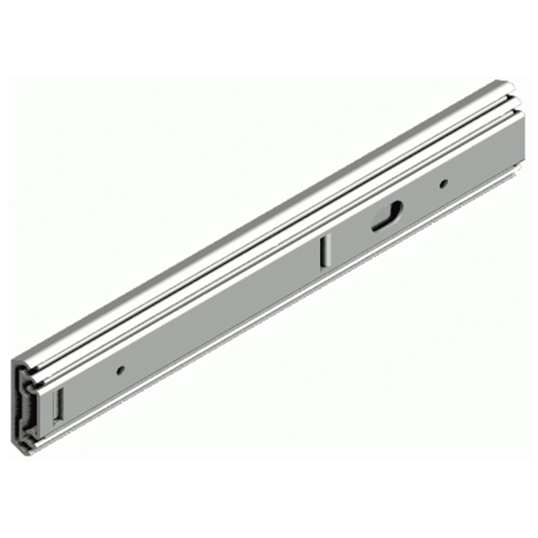 Drawer Slide, acid proof stainless steel, extension lenght  =720 mm and load capacity of 63 kg