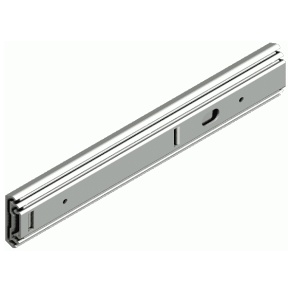 Drawer Slide, acid proof stainless steel, extension lenght  =760 mm and load capacity of 60 kg
