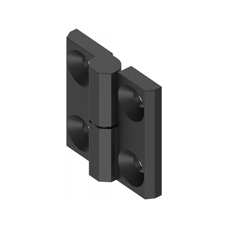 Cabinet hinge, right, die-cast zinc, prominent door - visible, lift off pin, L=60, B=60, H=15