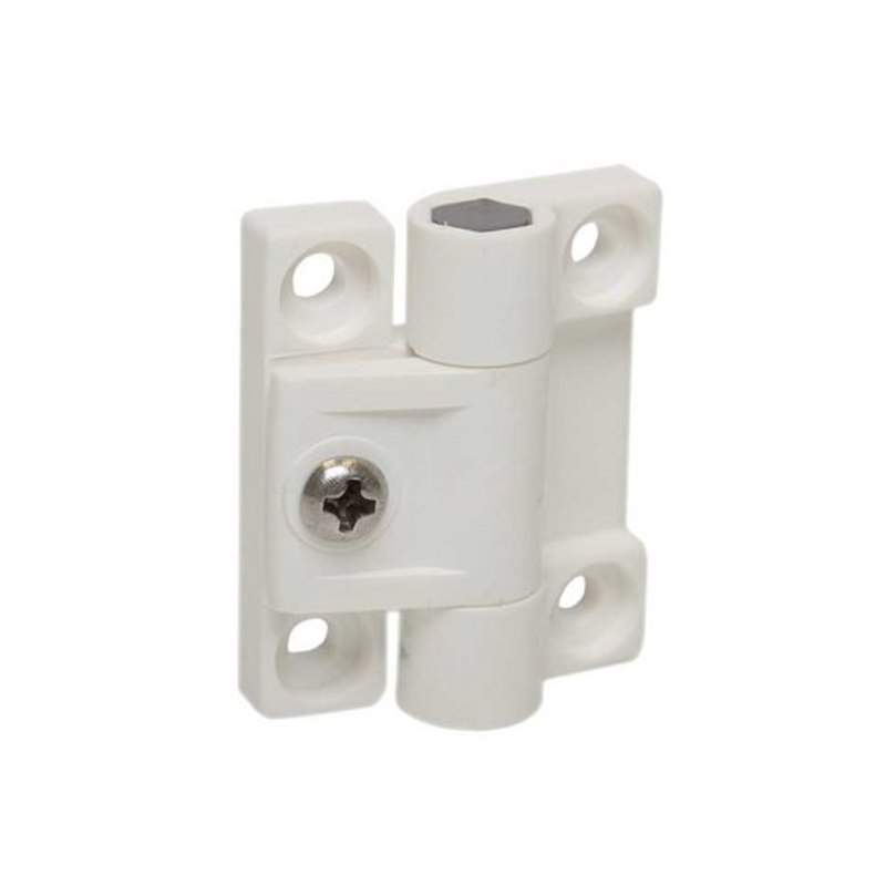 Friction hinge, pom plastic, adjustable, L=43, B=37, H=12
