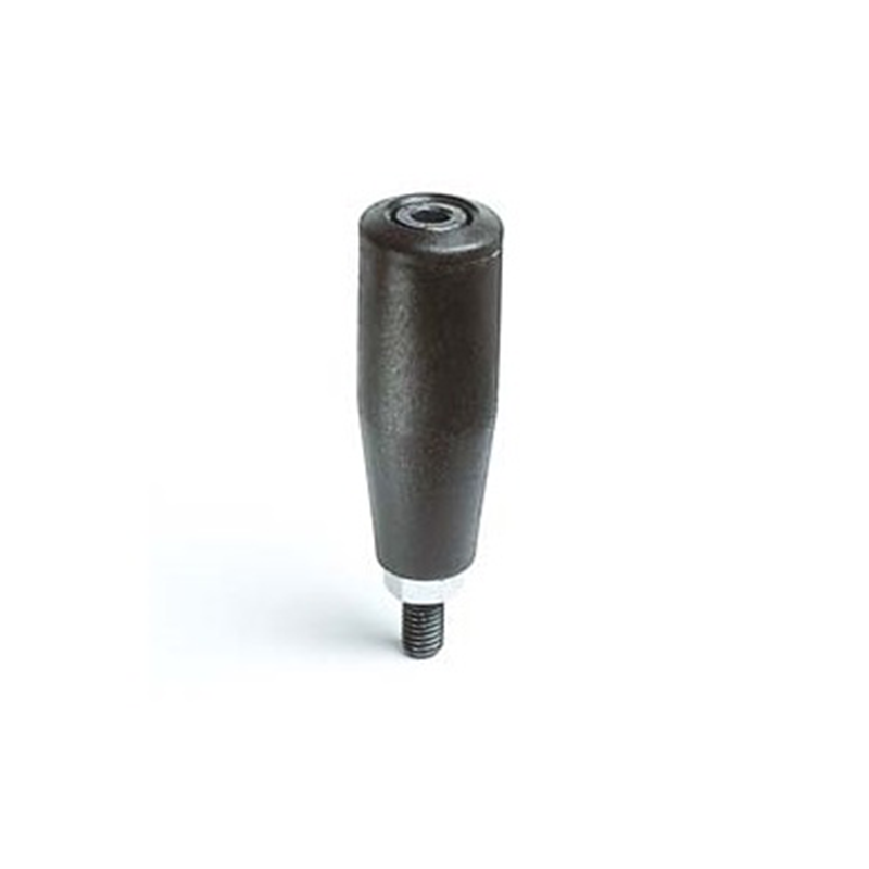 Conical knob, glass fiber reinforced polyamide, male thread M10, D=25mm, H=78mm