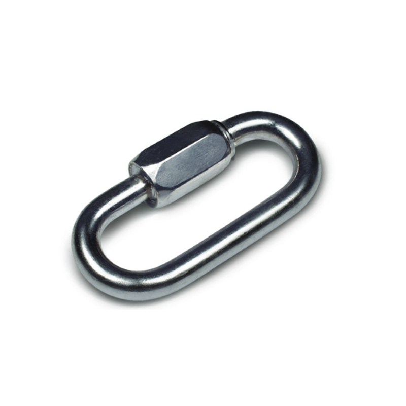Quick link, acid proof stainless steel, wire diameter=4mm, L=39,5mm, B=19mm