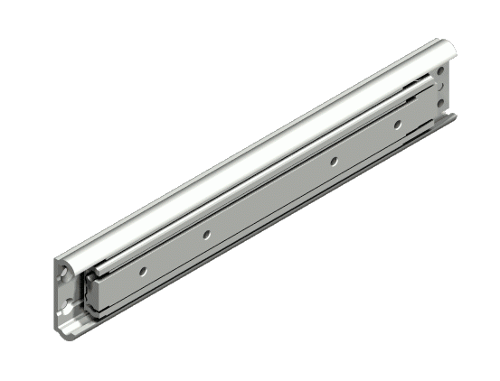Drawer Slide, steel, extension length =515 mm and load capacity of 174 kg