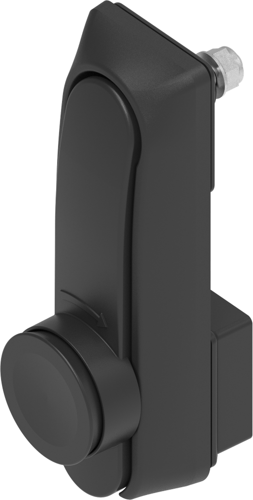 Swinghandle, die-cast zinc, iLOQ cylinder, L=164,5, B=54, H=46, Plate thickness=2-6