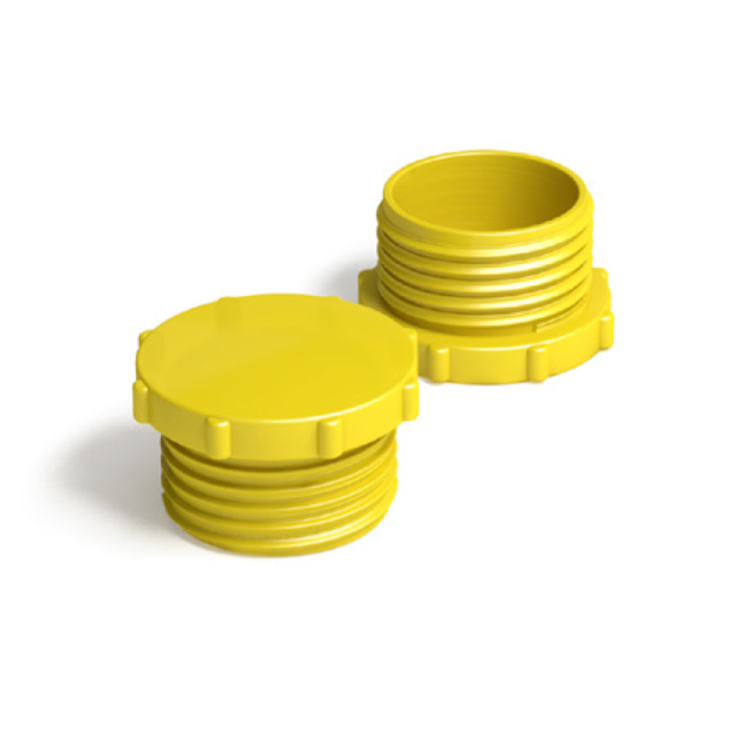 Screw plug, circular, polyethylene, diameter=29,4, M24x3,0 thread