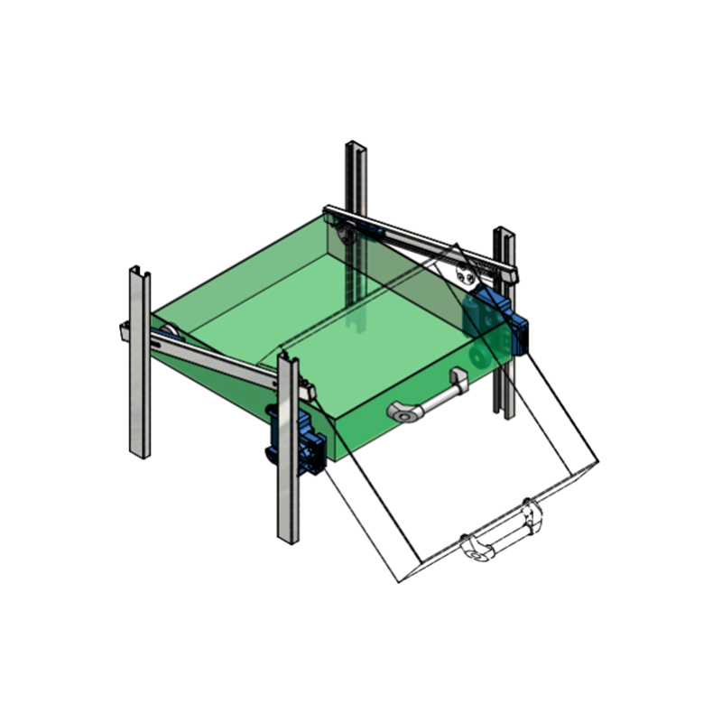 Sliding rail, steel, length =550 mm, load capacity = 100kg
