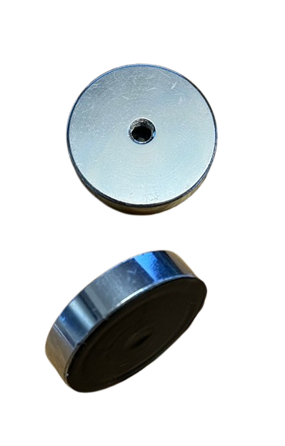 Pot magnet, circular, M5, H=7mm, F=330N