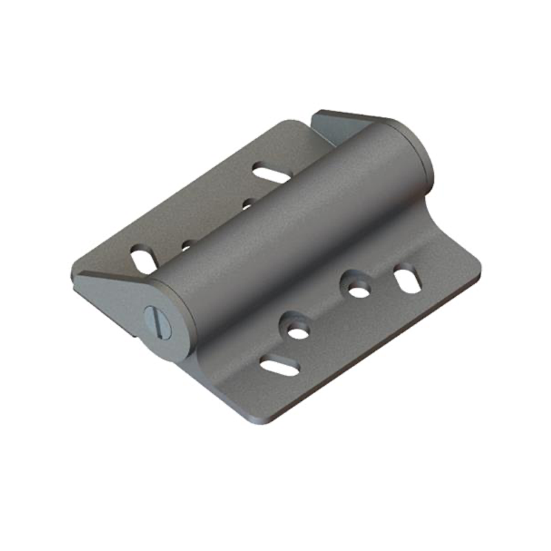Hinge with damping, acid proof stainless steel, inside mounting, torque=15, L=100, B=80