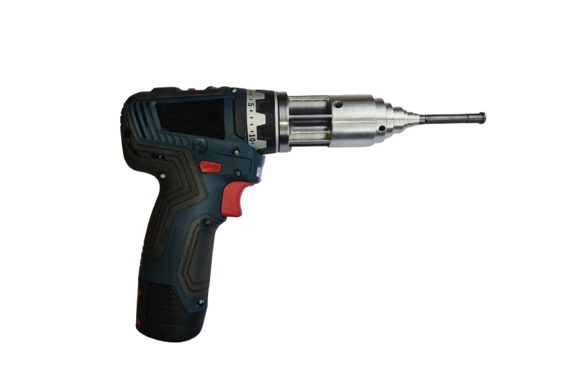 Assembly tool, battery-powered, cable diameter range =4-34mm