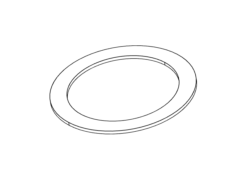 Flat seal, NBR, klasse IP65