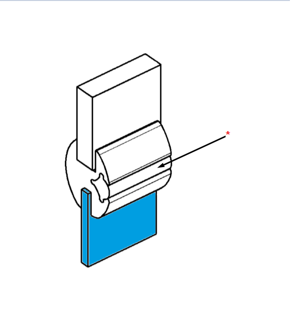 Locking strip, black epdm