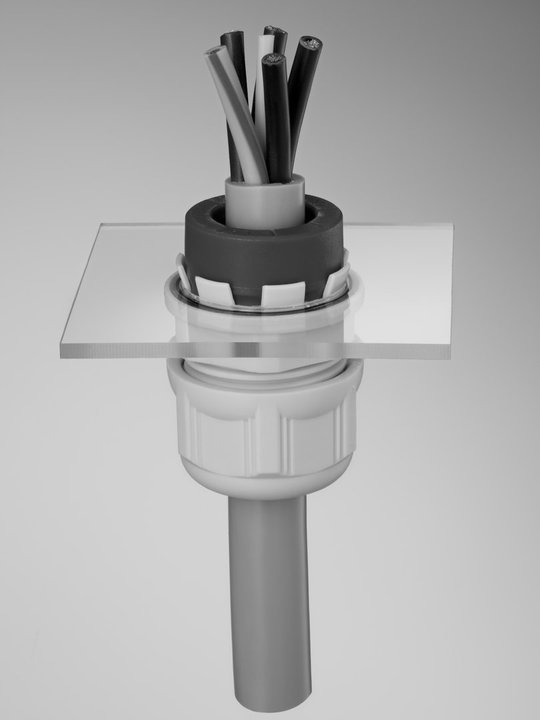 Cable gland, quick mounting, M12, cable diameter=4-6,5mm