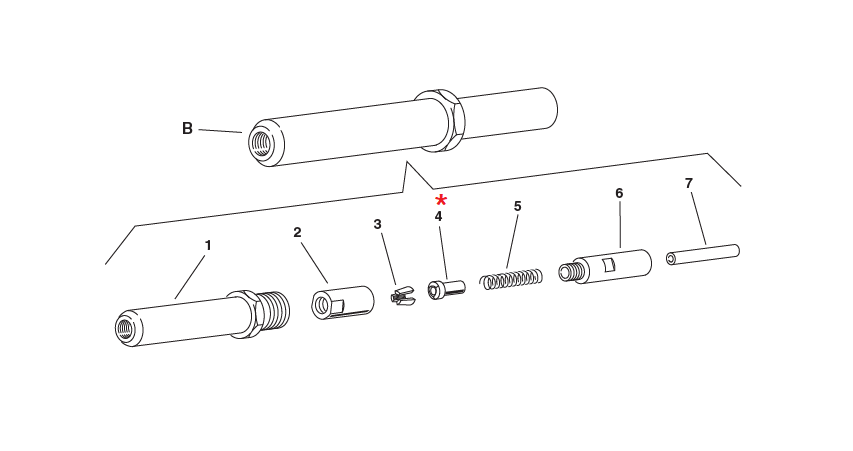 Accessories for riveting tools, Clamps opener, for series EB & RAC