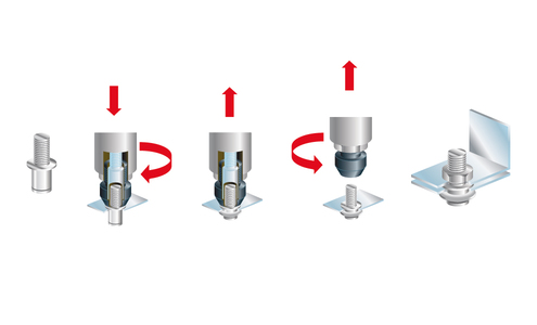 Accessories for riveting tools, Head, M5, for series KJ 40/70