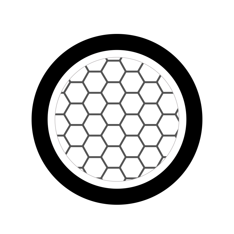 MegaAluFlex cable, 1x300 mm2, CL5, 0,6/1kV, AL/EPR/CPE